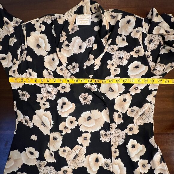 Vintage Pendleton Sheer Top Asian Inspired Whimsigoth Indie Boho Size XL - Picture 6 of 11